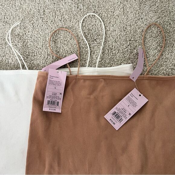 NWT Bundle of Two - Wild Fable - Tank Tops White and Brown Women’s XS - Picture 6 of 11